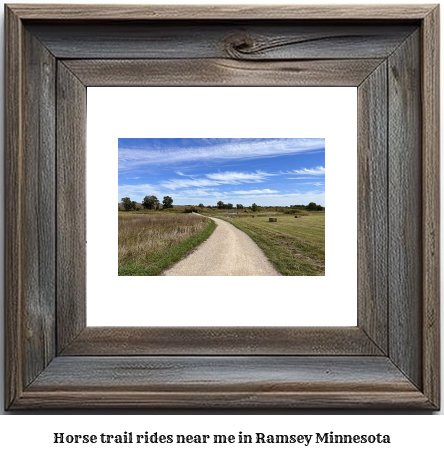 horse trail rides near me in Ramsey, Minnesota